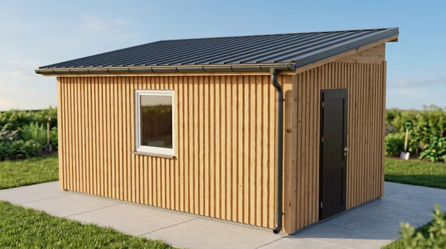 Hotový zahradní domek 3 × 4 m